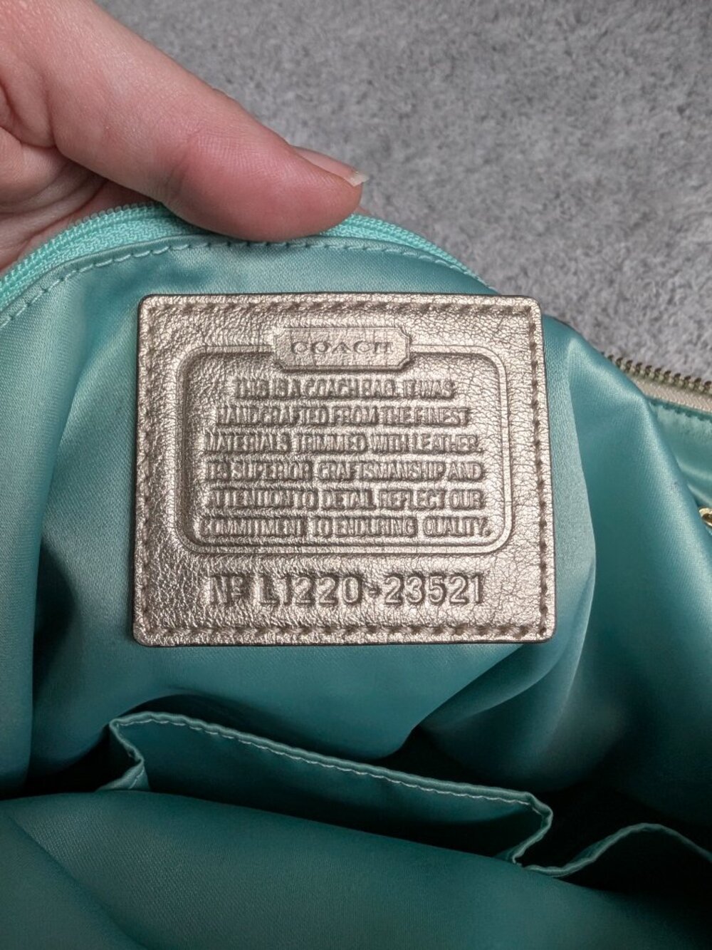 Vintage Coach Poppy Canvas Bag 23521 - Picture 6 of 10